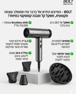 מיני פן עומצתי ביותר Bolt  קל,ונח לשימוש, פן בולט